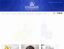 Tablet Screenshot of goddards.com